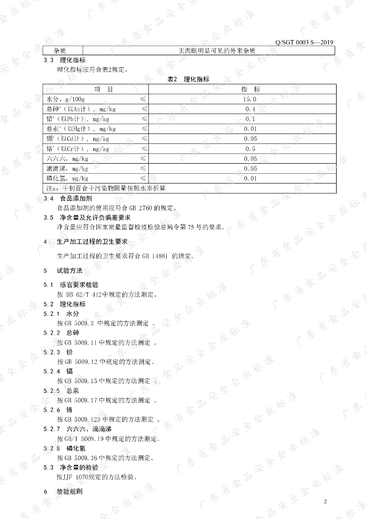 Q/SGT 0003S-2019 标准预览