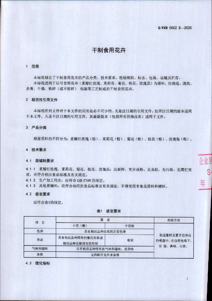 Q/KKM 0002S-2020 标准预览