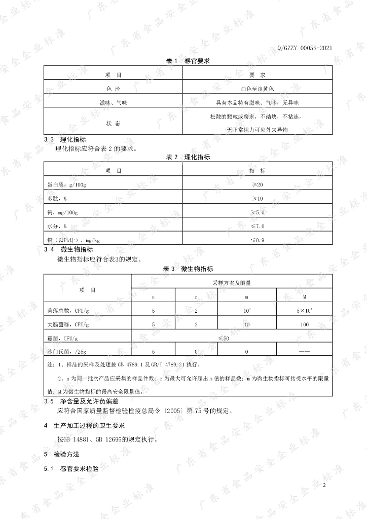 Q/GZZY 0005S-2021 标准预览
