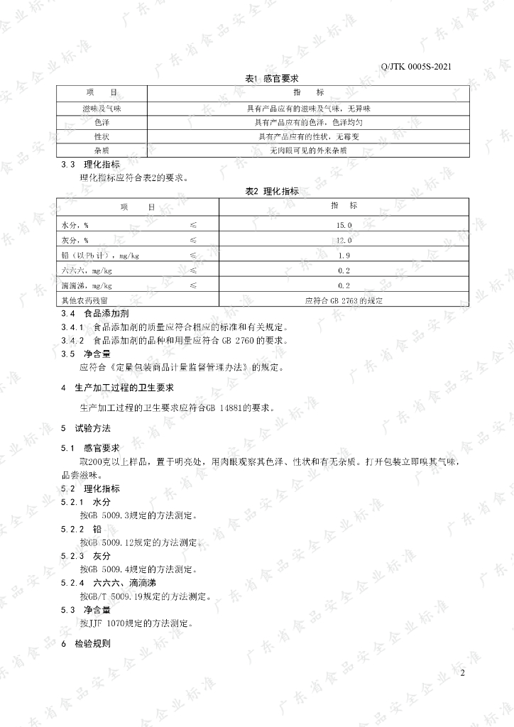 Q/JTK 0005S-2021 标准预览