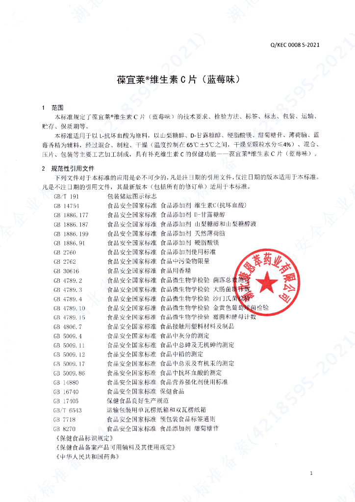 Q/KEC 0008S-2021 标准预览
