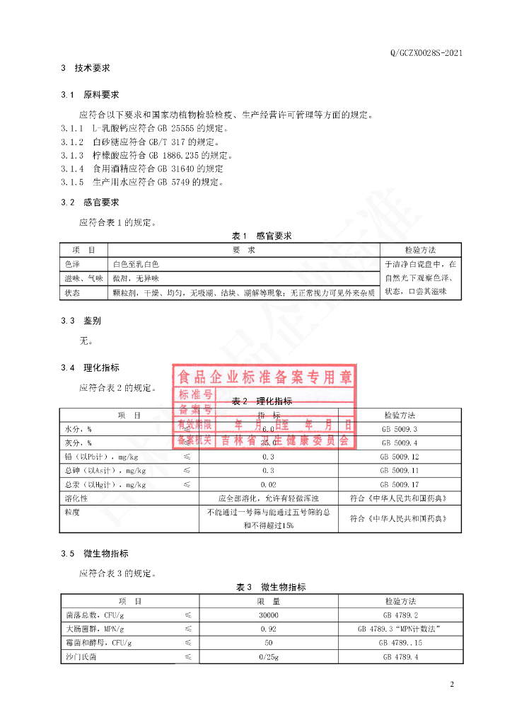 Q/GCZX 0028S-2021 标准预览