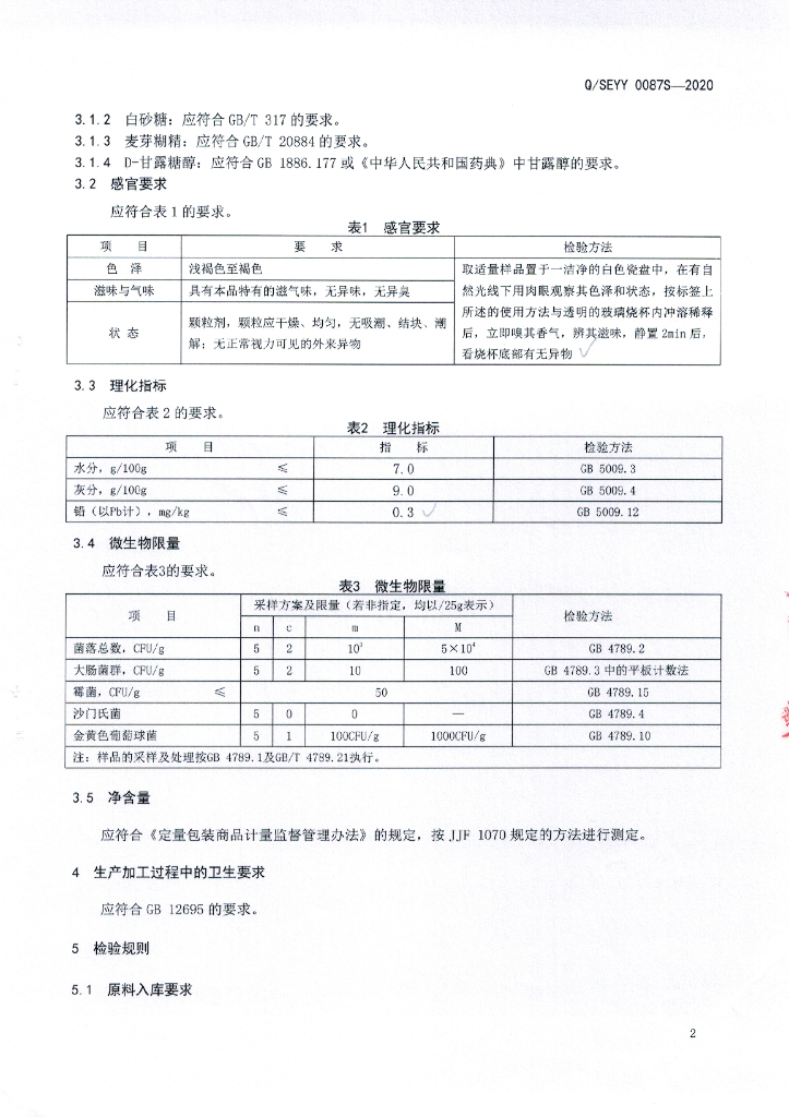 Q/SEYY 0087S-2020 标准预览