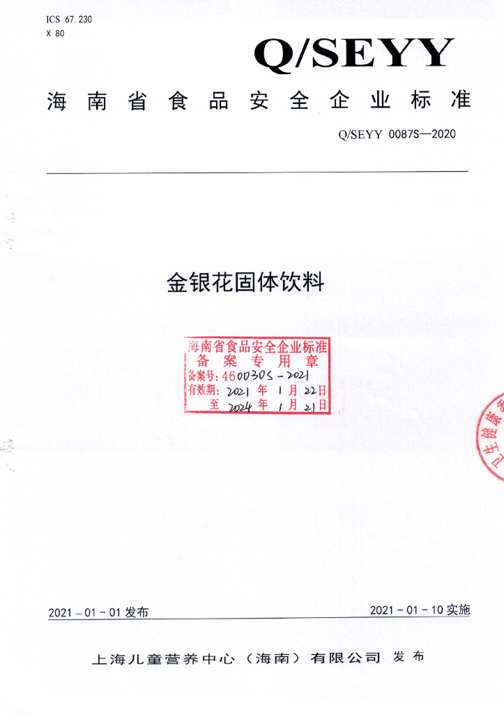Q/SEYY 0087S-2020 标准预览