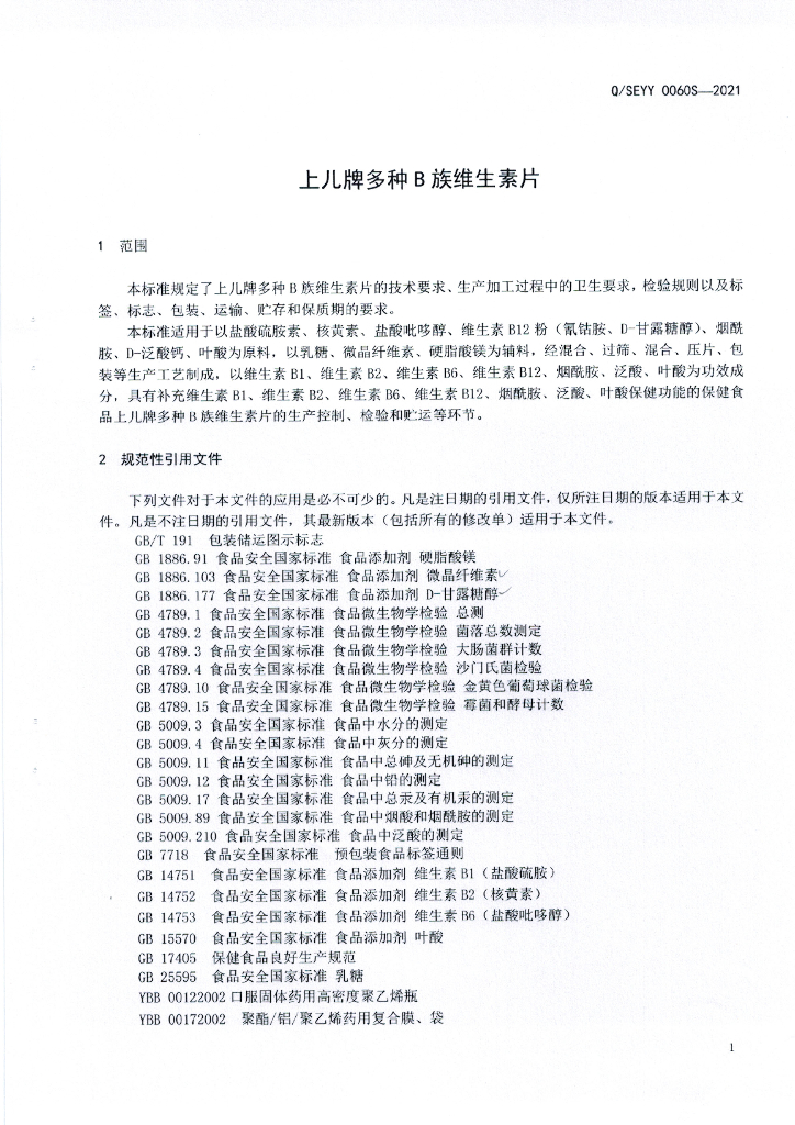 Q/SEYY 0060S-2021 标准预览