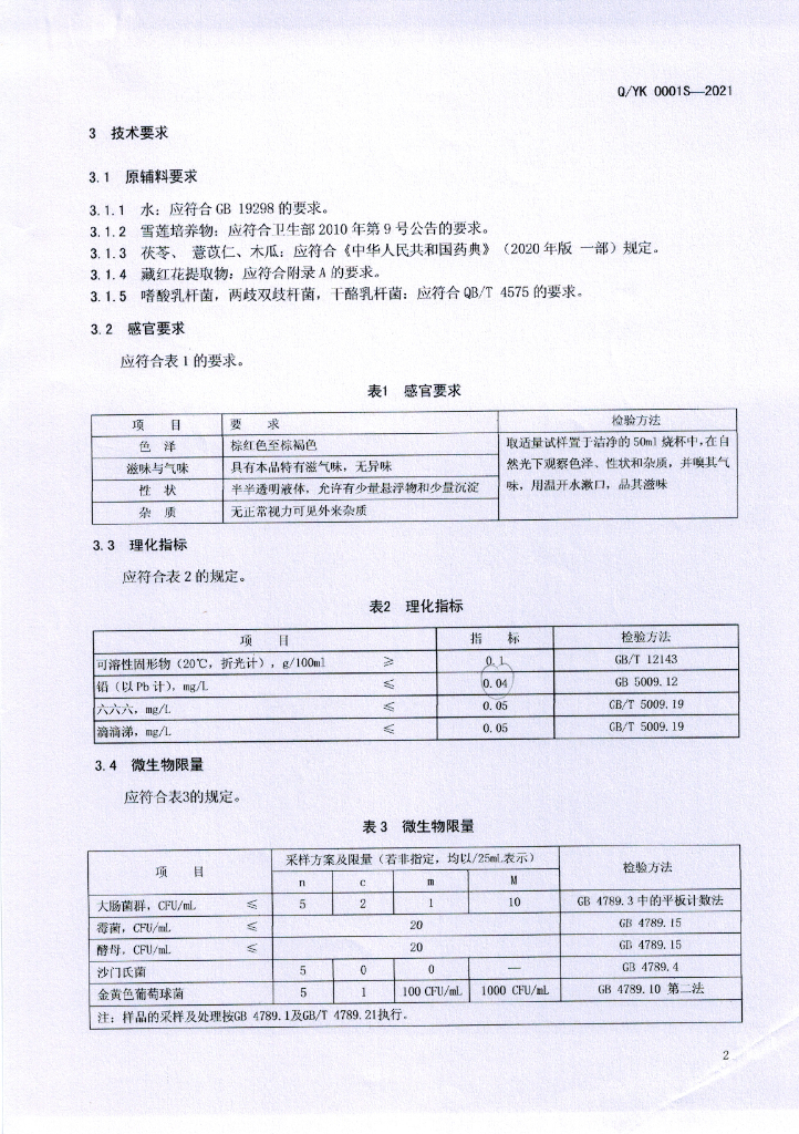 Q/YK 0001S-2021 标准预览
