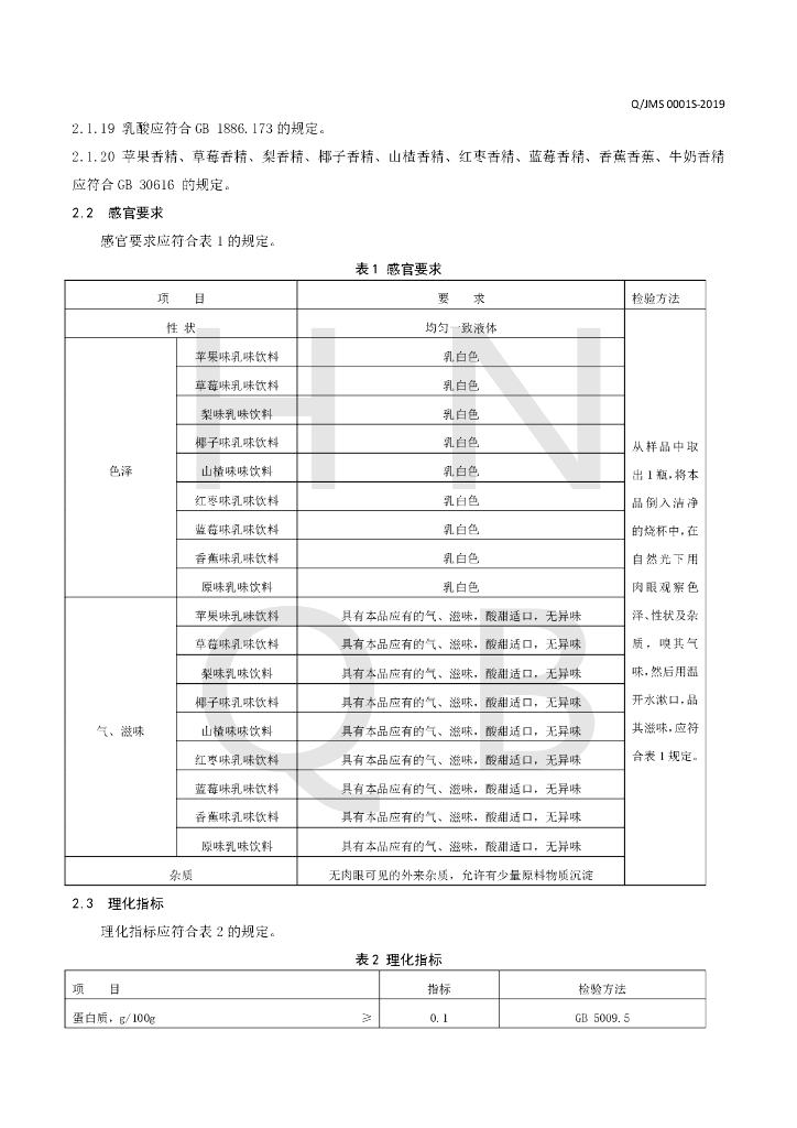Q/JMS 0001S-2019 标准预览