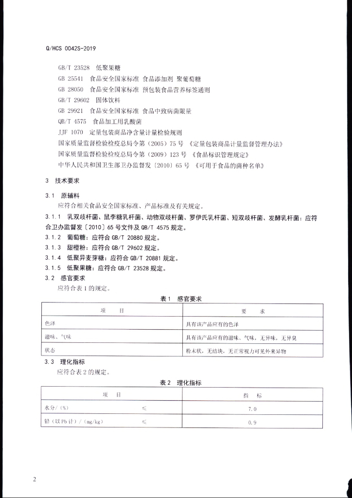 Q/HCS 0042S-2019 标准预览
