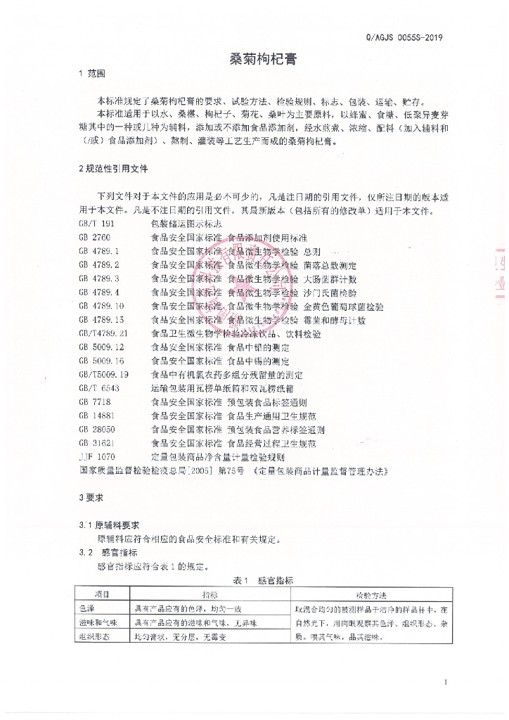 Q/AGJS 0055S-2019 标准预览