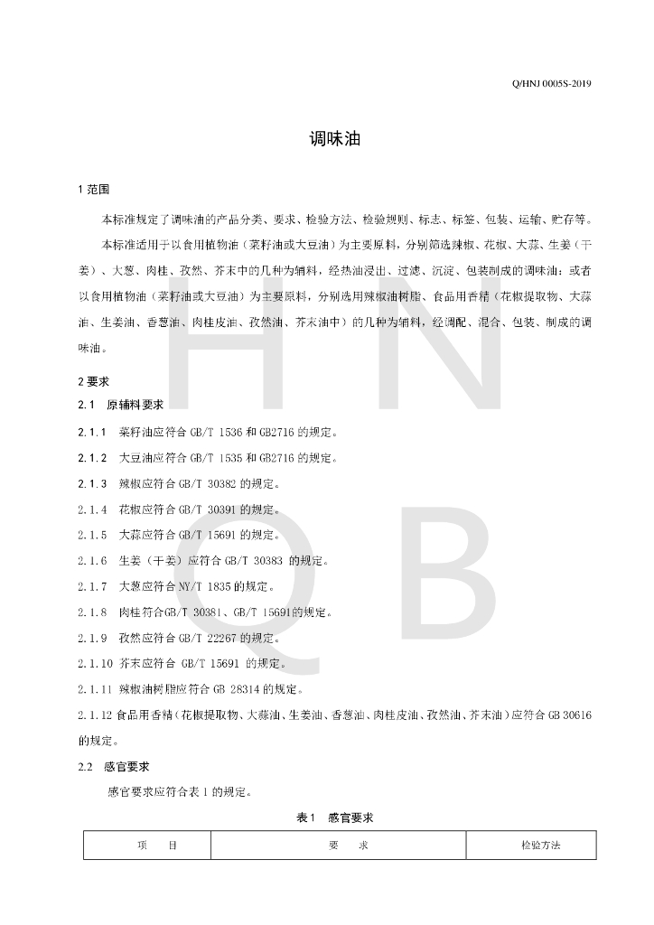 Q/HNJ 0005S-2019 标准预览