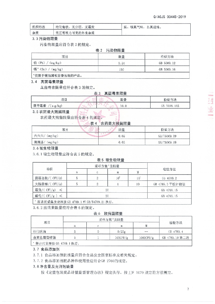 Q/AGJS 0044S-2019 标准预览
