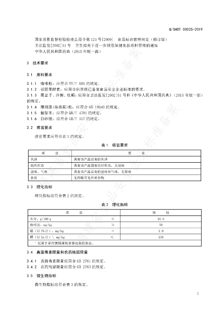 Q/SHDT 0002S-2019 标准预览