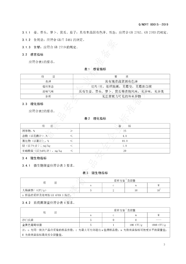 Q/NDYT 0001S-2019 标准预览