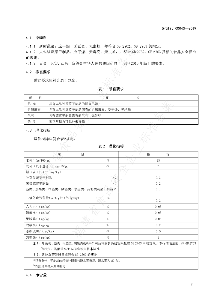 Q/GTYJ 0004S-2019 标准预览