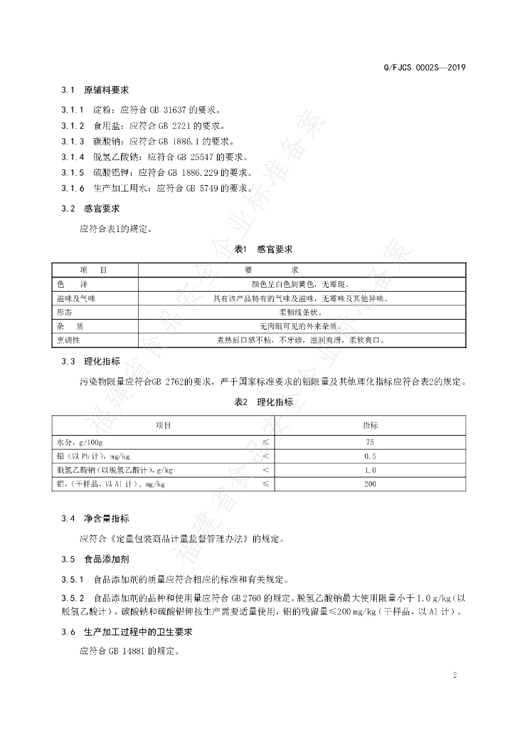 Q/FJCS 0002S-2019 标准预览