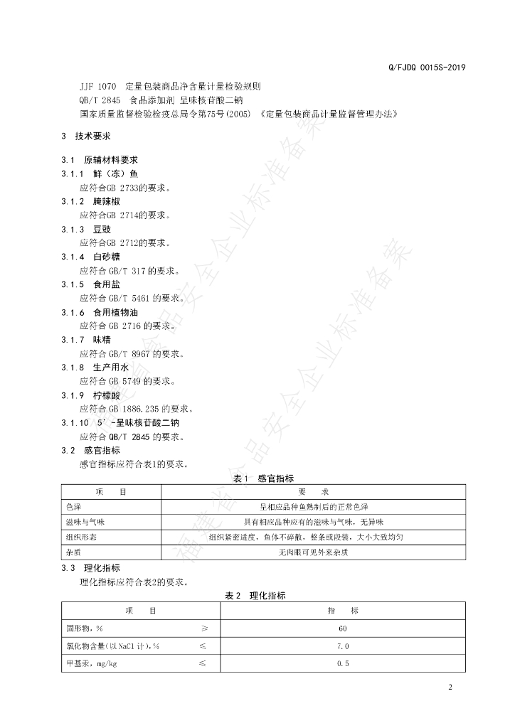 Q/FJDQ 0015S-2019 标准预览