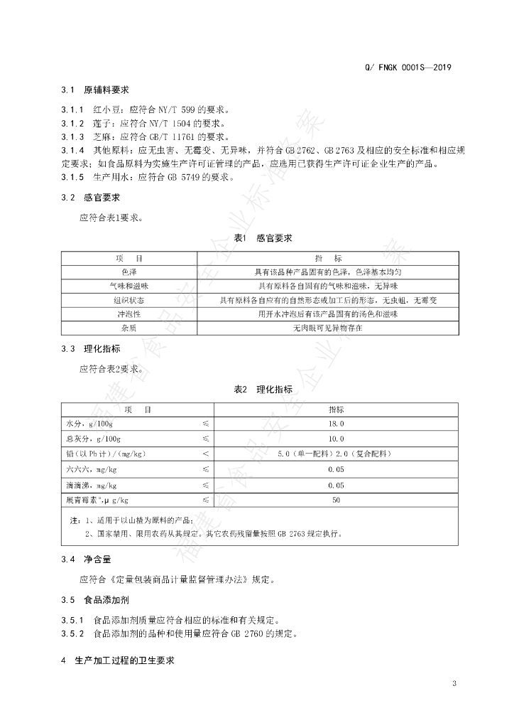 Q/FNGK 0001S-2019 标准预览