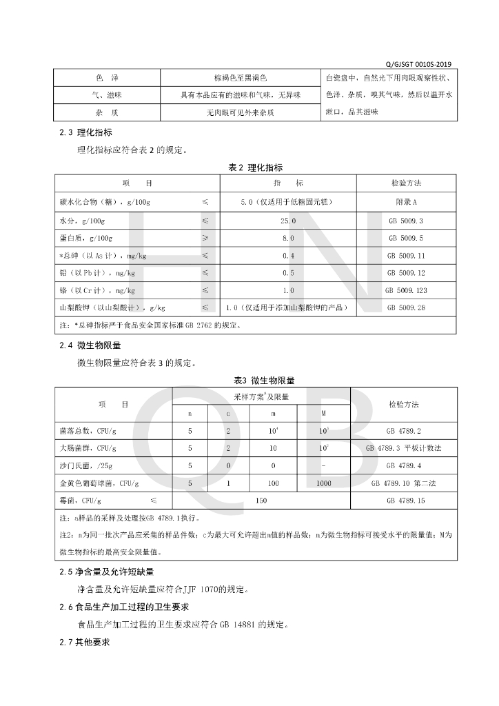 Q/GJSGT 0010S-2019 标准预览