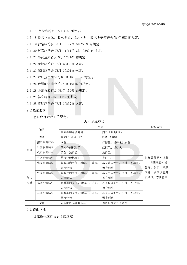 Q/LQS 0003S-2019 标准预览