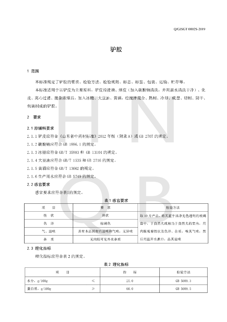 Q/GJSGT 0002S-2019 标准预览
