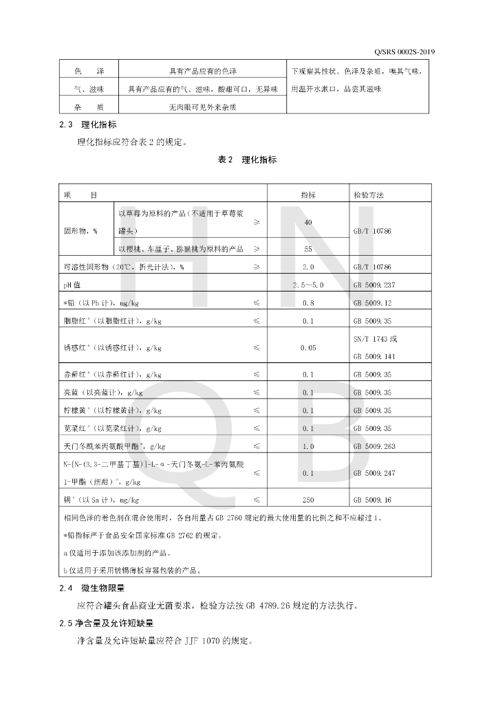 Q/SRS 0002S-2019 标准预览