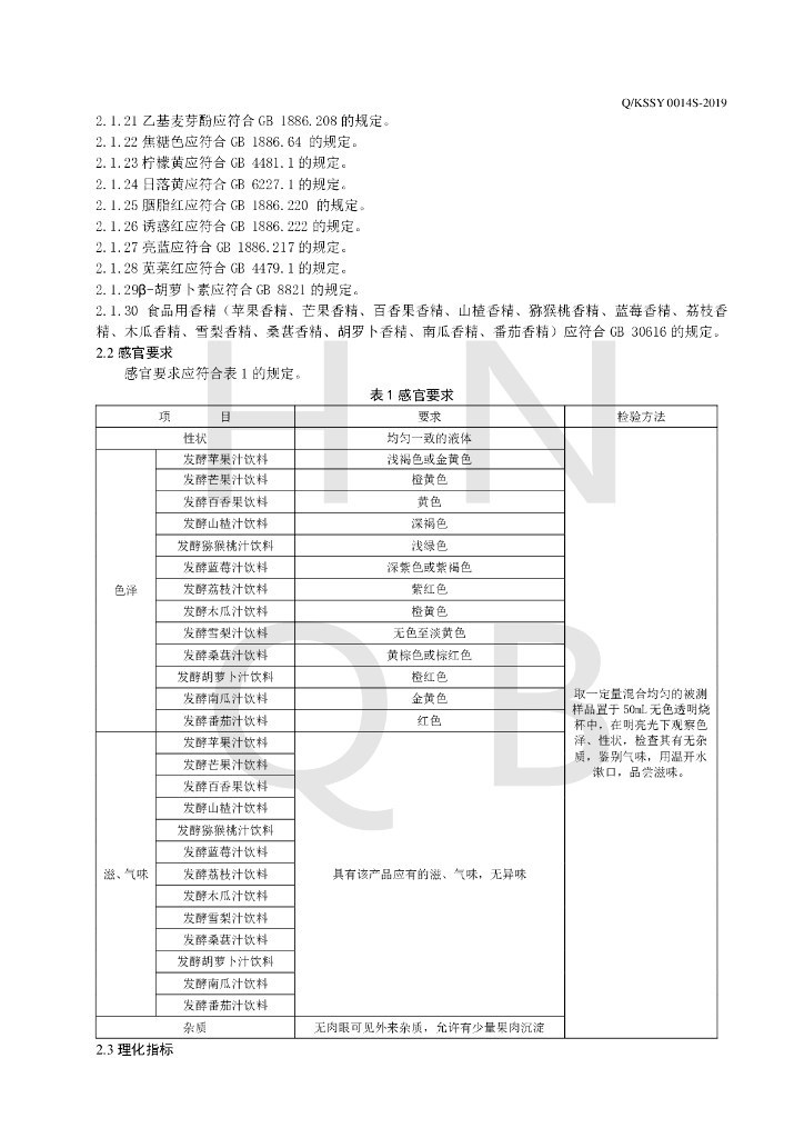 Q/KSSY 0014S-2019 标准预览