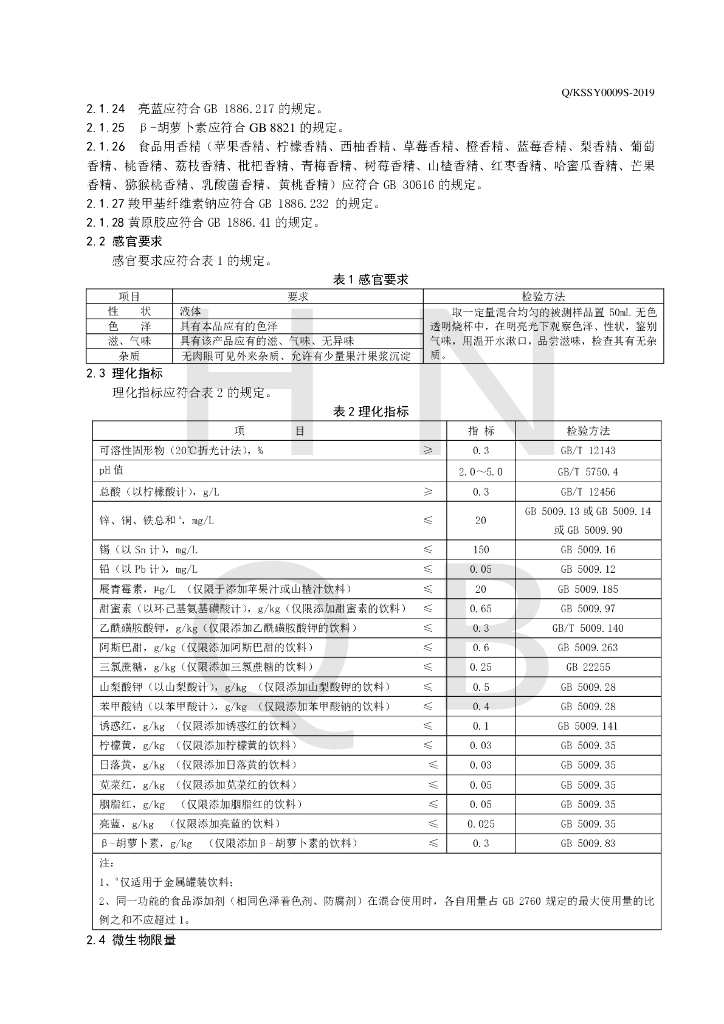 Q/KSSY 0009S-2019 标准预览