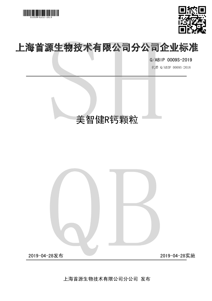 Q/ABIP 0009S-2019 标准预览