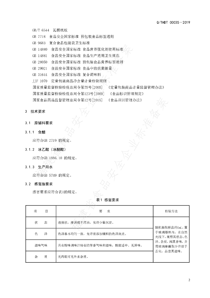 Q/THDT 0003S-2019 标准预览