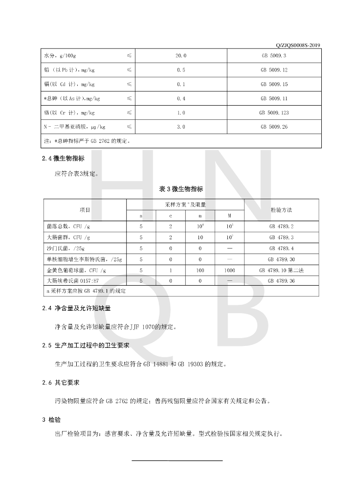 Q/ZJQS 0008S-2019 标准预览