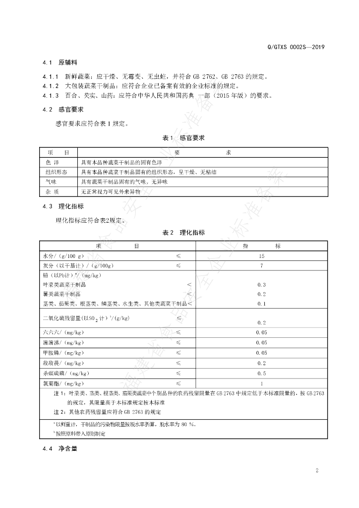 Q/GTXS 0002S-2019 标准预览