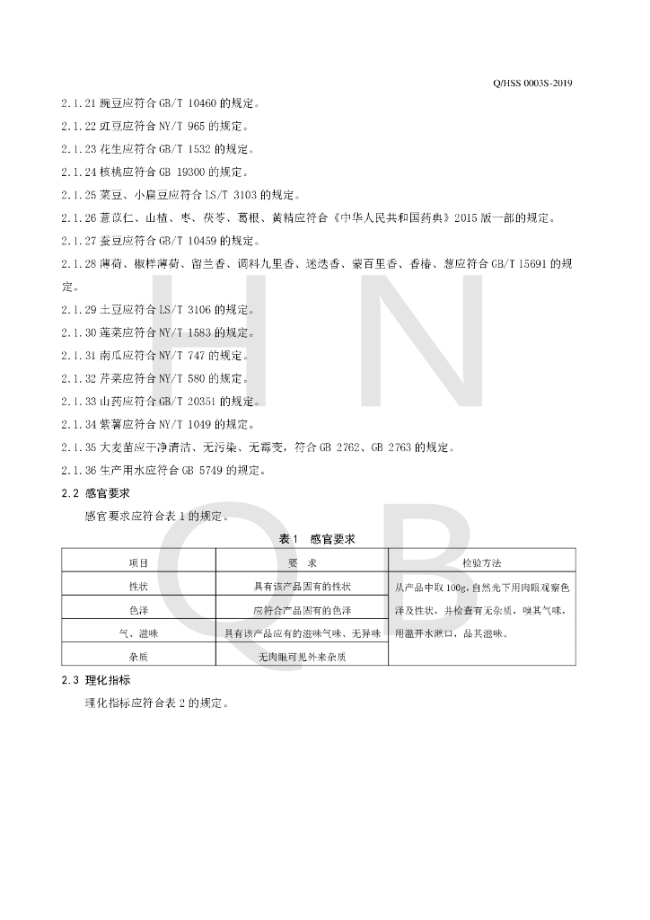 Q/HSS 0003S-2019 标准预览