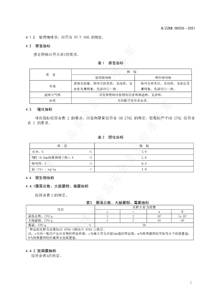 Q/ZZKB 0003S-2021 标准预览