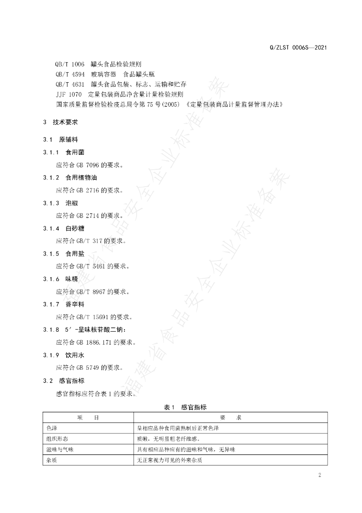 Q/ZLST 0006S-2021 标准预览