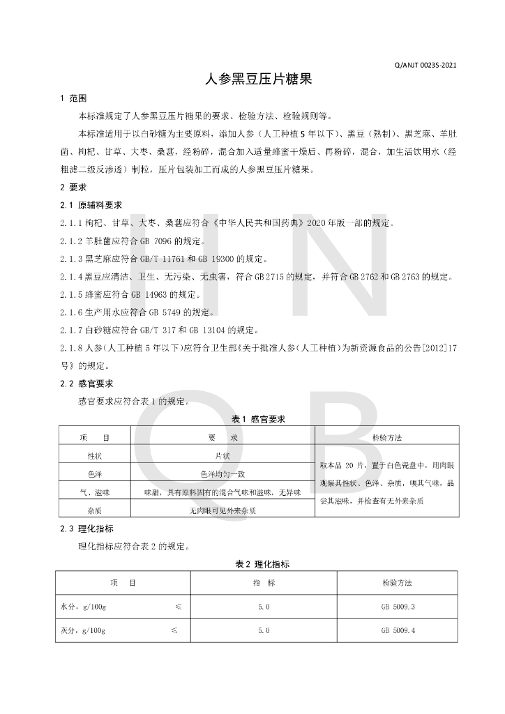 Q/ANJT 0023S-2021 标准预览