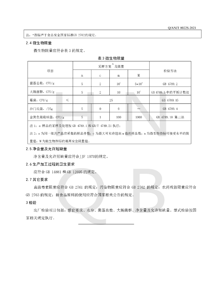 Q/ANJT 0022S-2021 标准预览