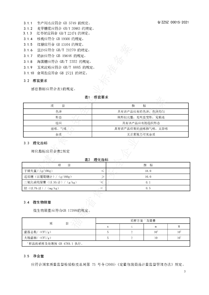Q/ZZSZ 0001S-2021 标准预览