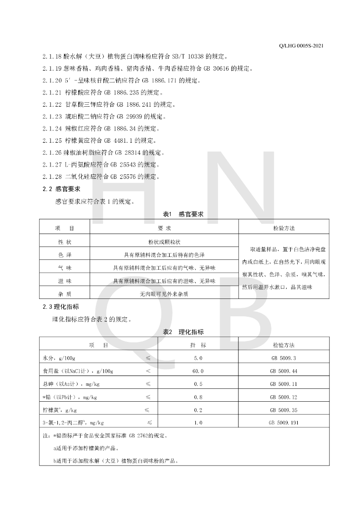 Q/LHG 0005S-2021 标准预览