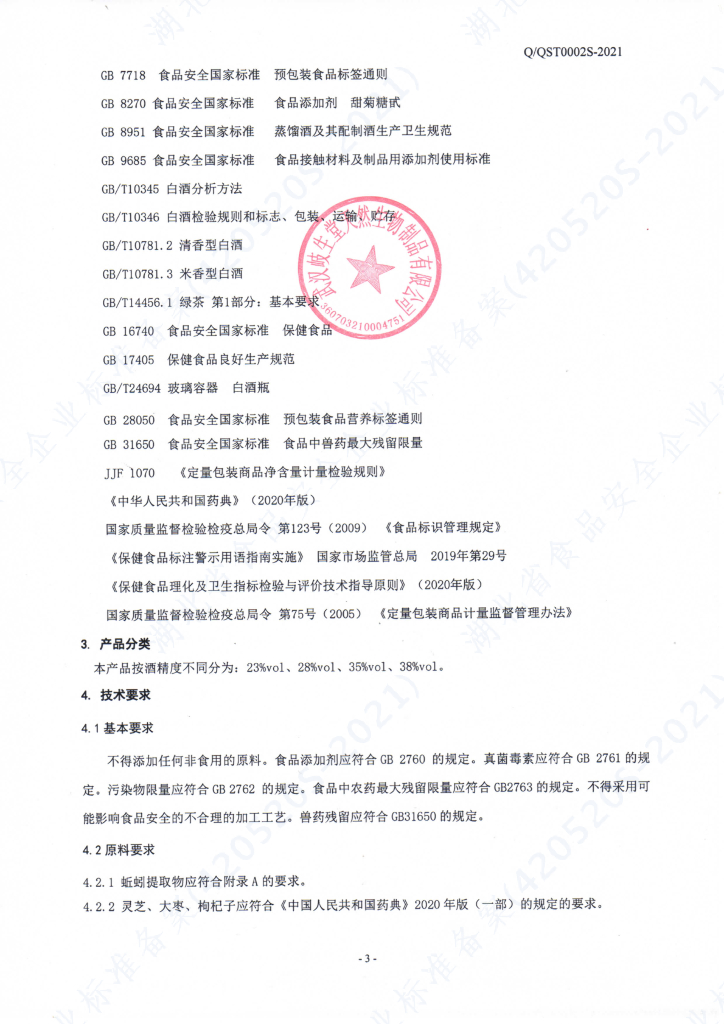 Q/QST 0002S-2021 标准预览