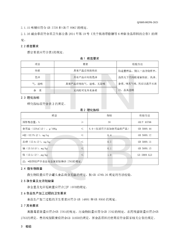 Q/SHS 0029S-2021 标准预览
