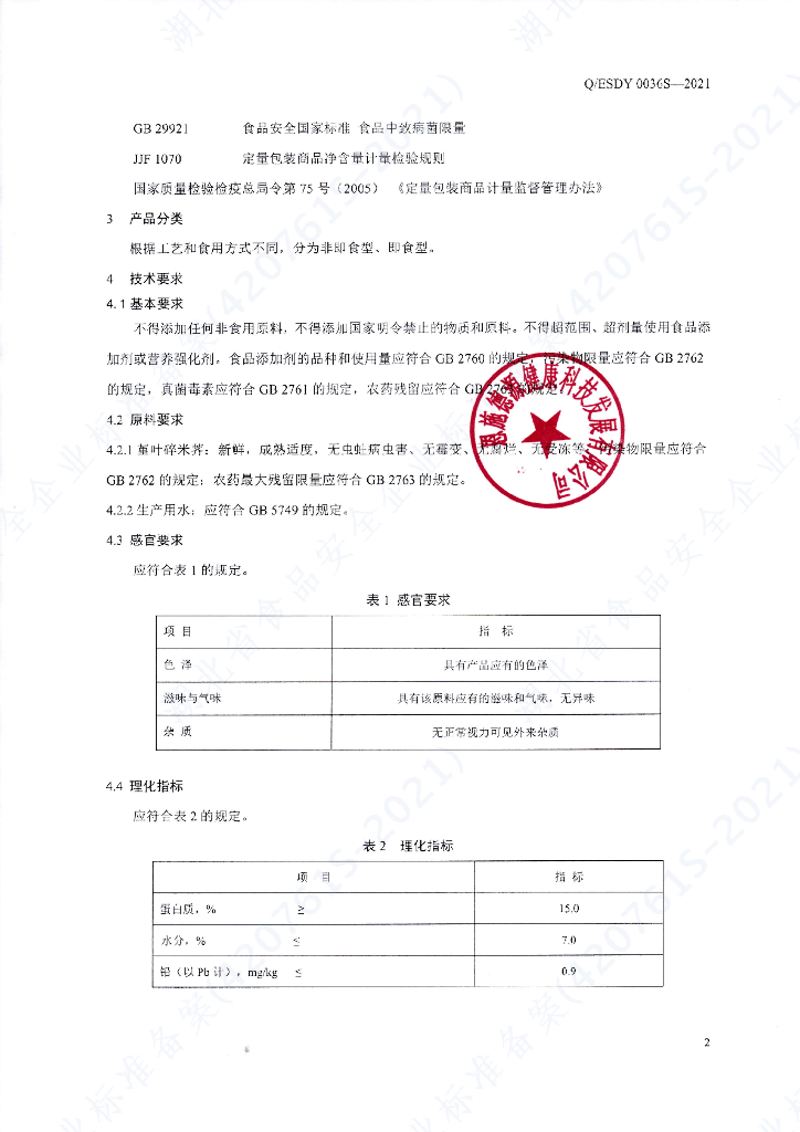 Q/ESDY 0036S-2021 标准预览