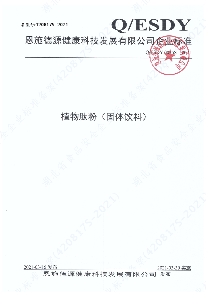 Q/ESDY 0035S-2021 标准预览