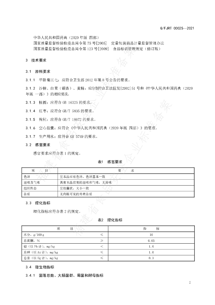 Q/FJRT 0002S-2021 标准预览