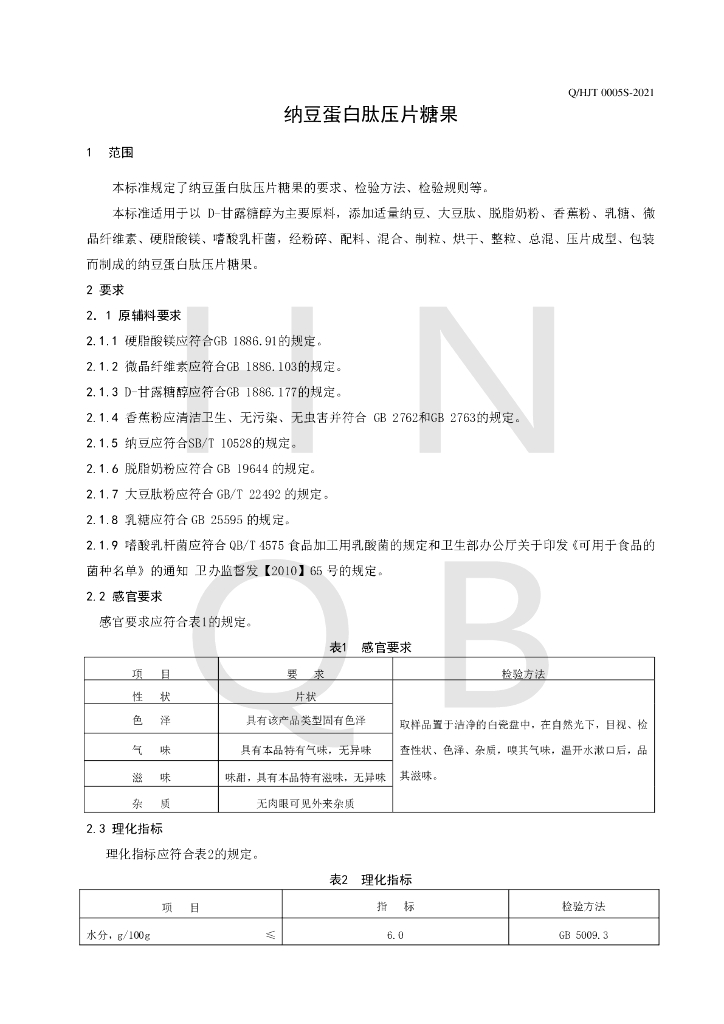 Q/HJT 0005S-2021 标准预览