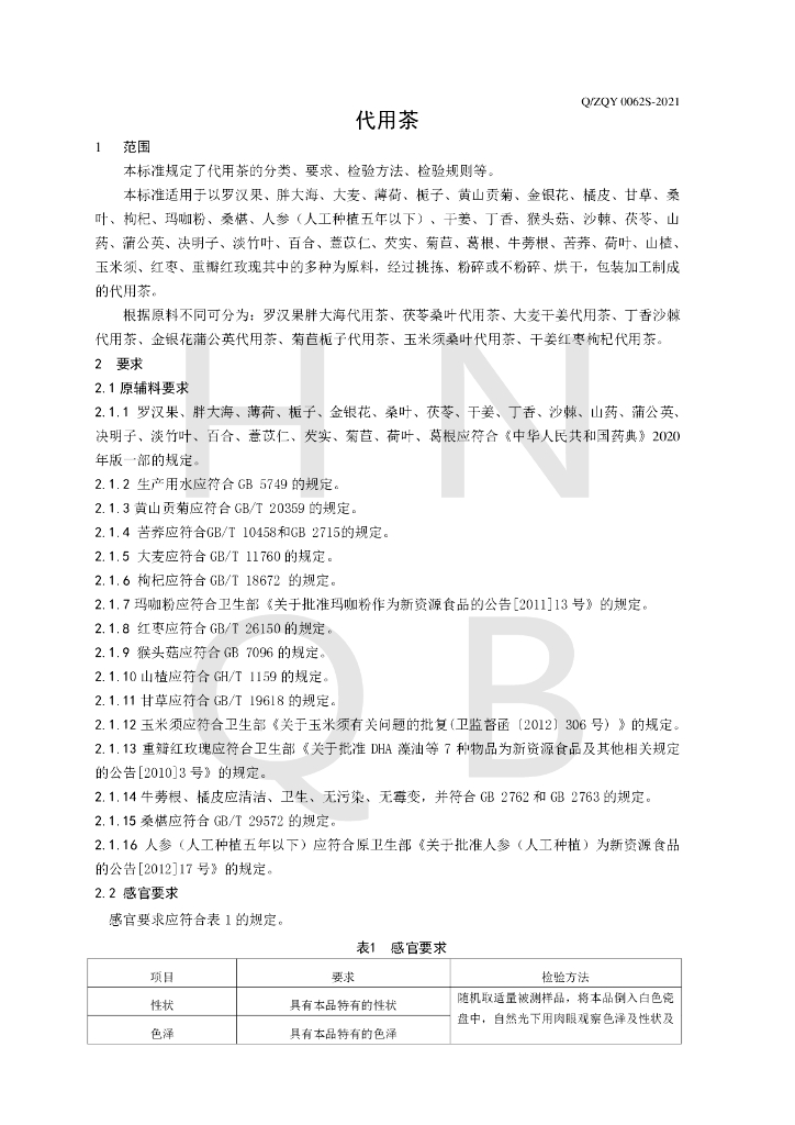 Q/ZQY 0062S-2021 标准预览