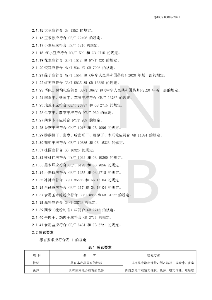 Q/HCS 0008S-2021 标准预览