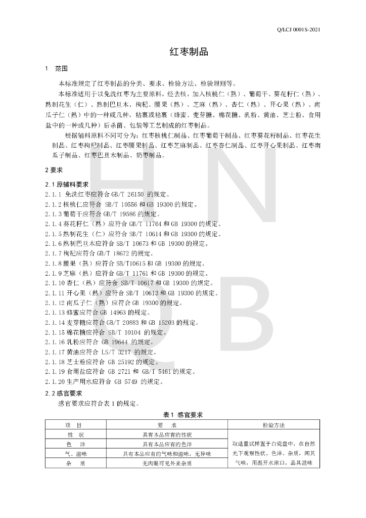 Q/LCJ 0001S-2021 标准预览