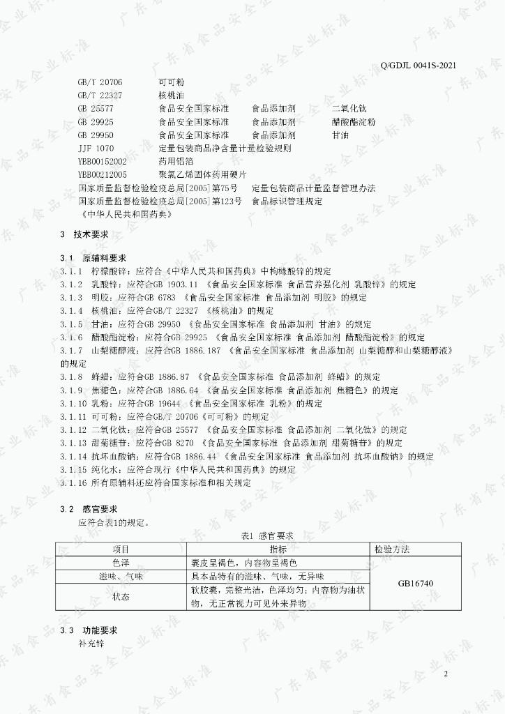 Q/GDJL 0041S-2021 标准预览