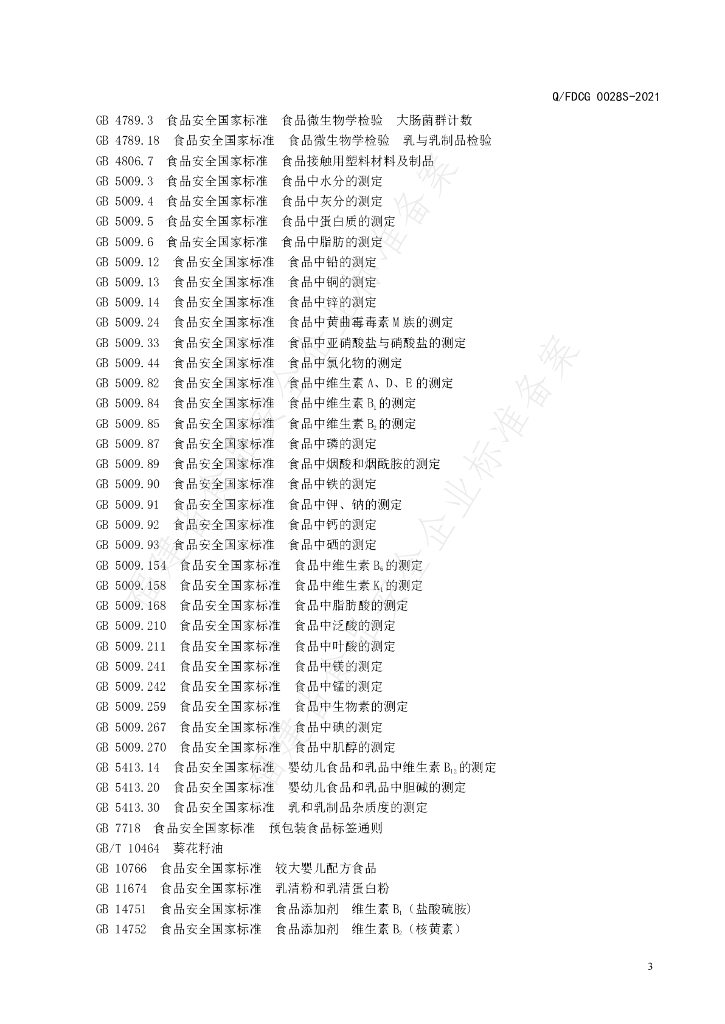 Q/FDCG 0028S-2021 标准预览