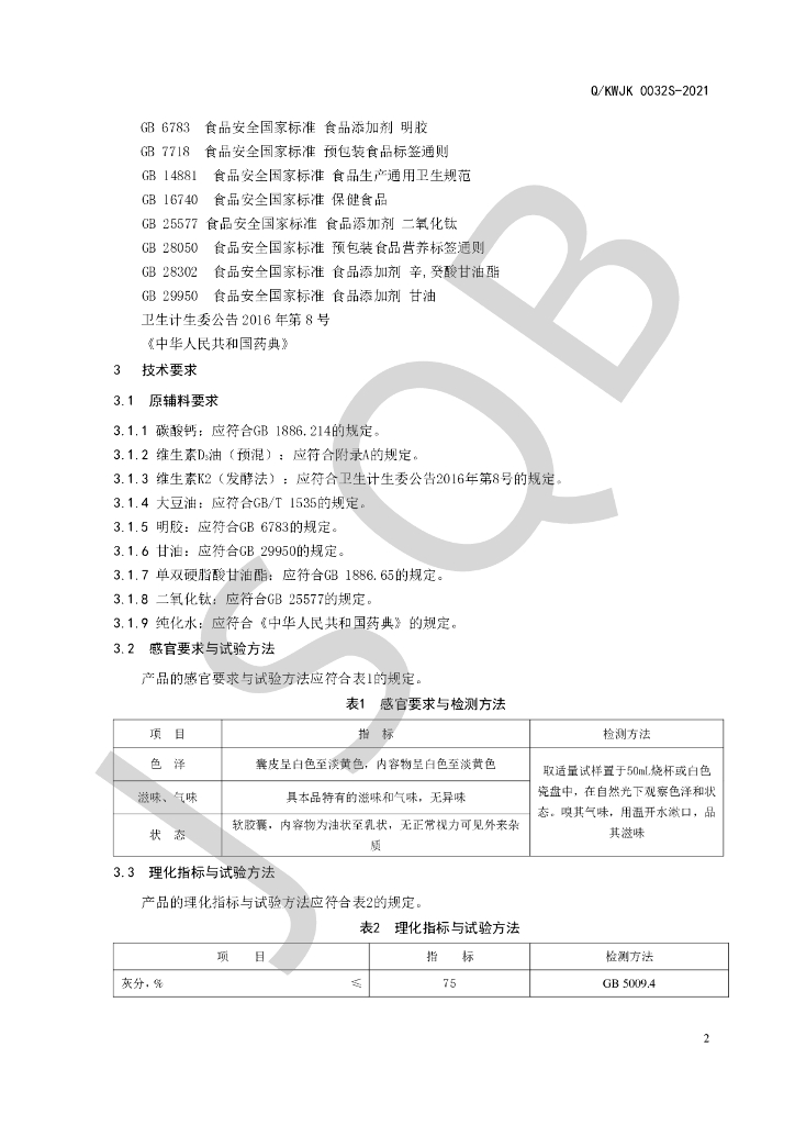 Q/KWJK 0032S-2021 标准预览
